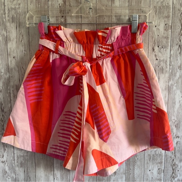 Crosby by Mollie Burch High Waist Colorful Pattern Shorts Small - Picture 1 of 3